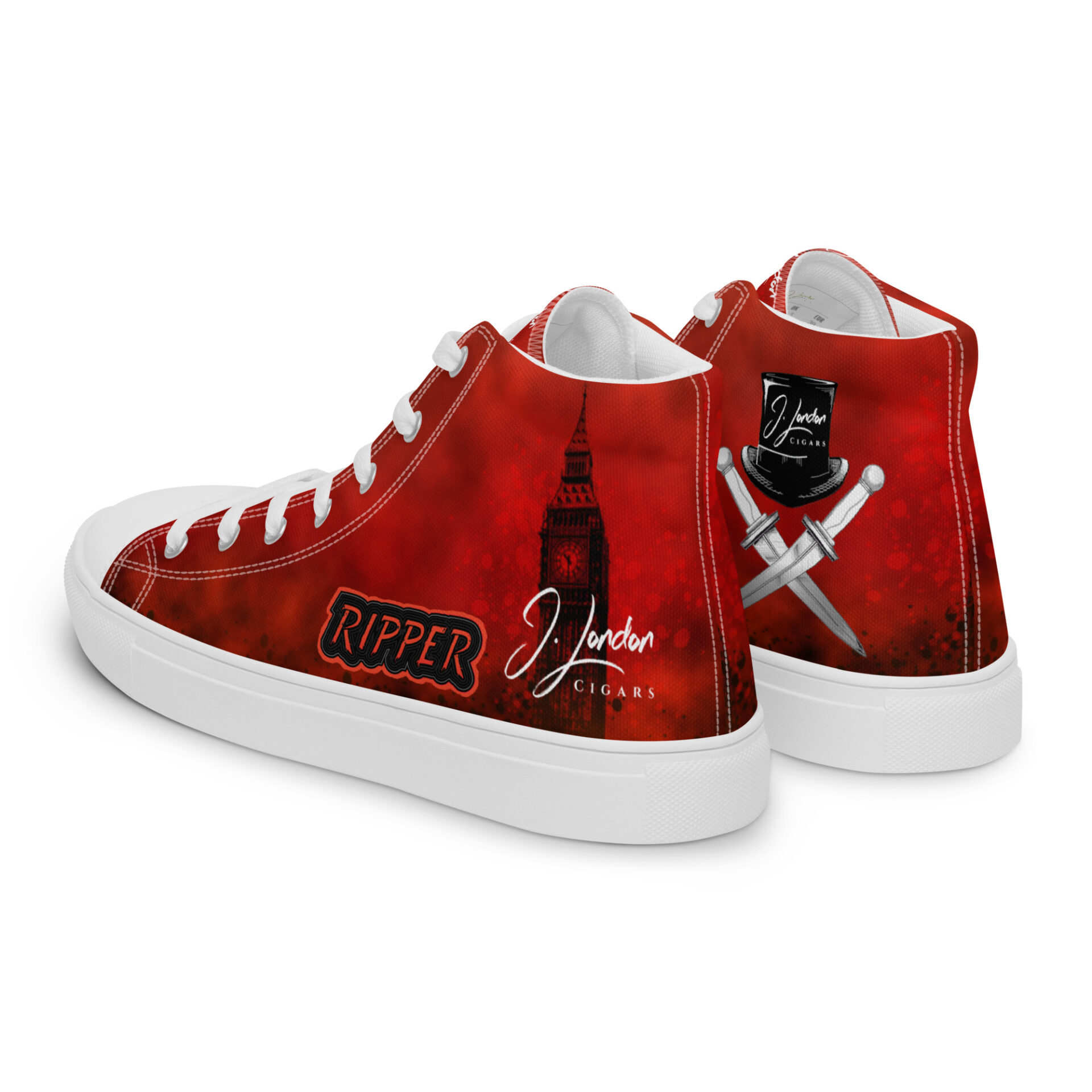 The Ripper Canvas High Top Sneakers - J. London Brands