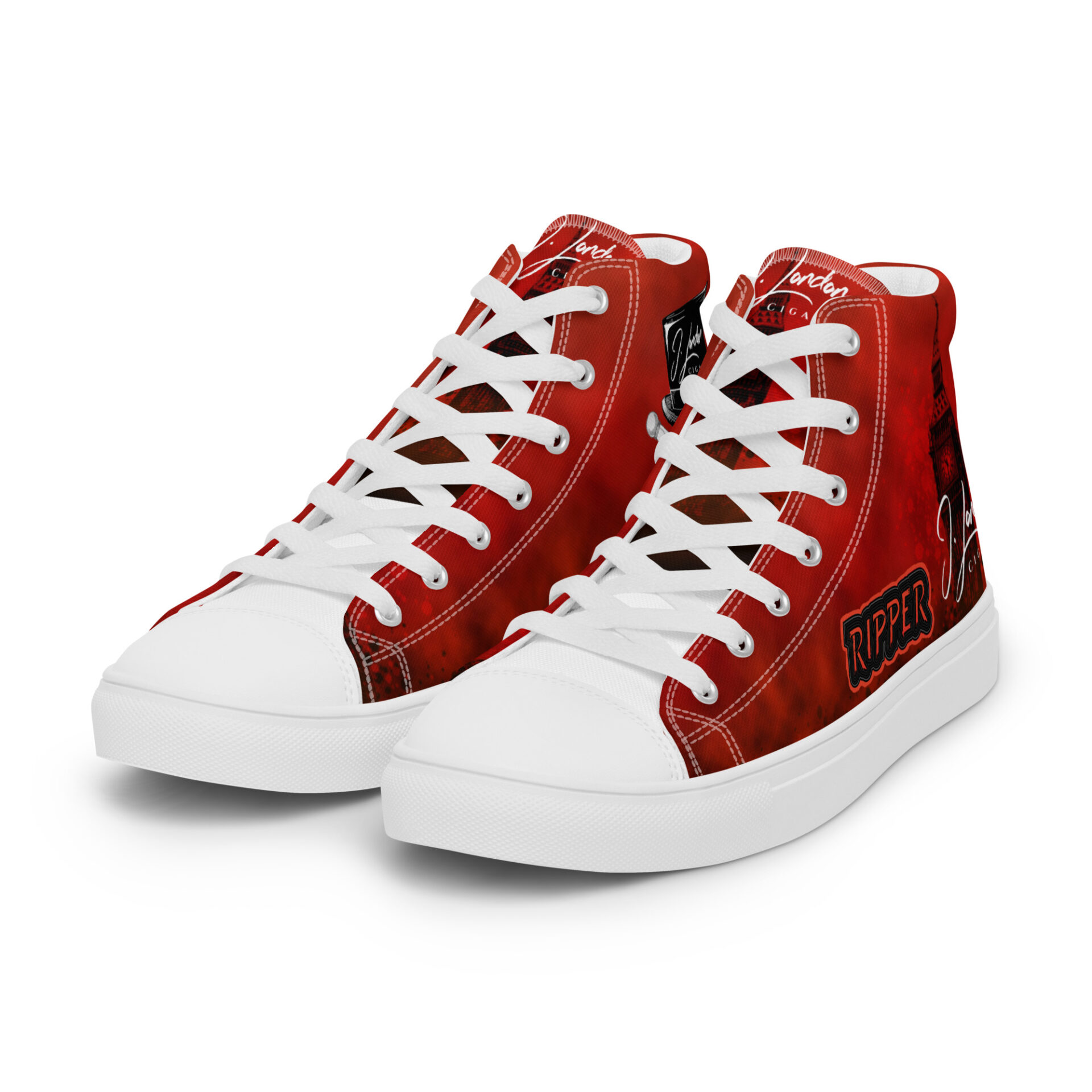 The Ripper Canvas High Top Sneakers - J. London Brands