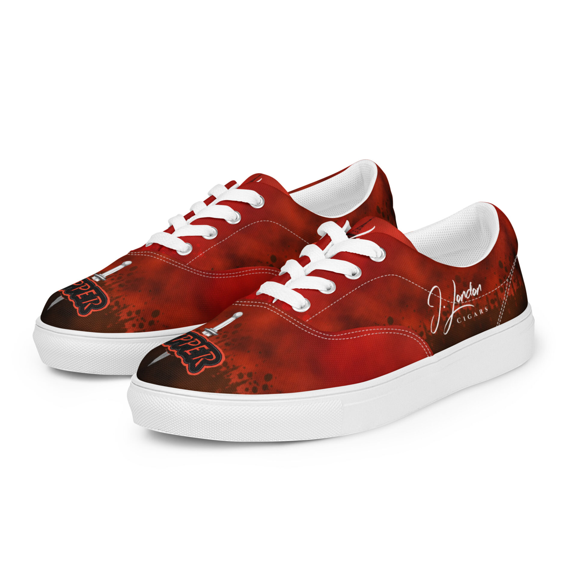 The Ripper Canvas Low Top Sneakers - J. London Brands